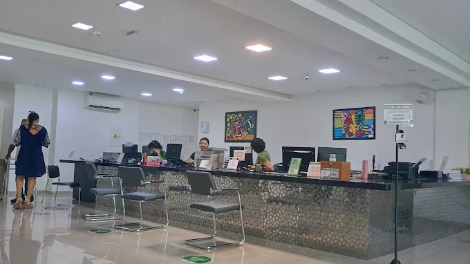 Recepção organizada da Clínica Nakao
